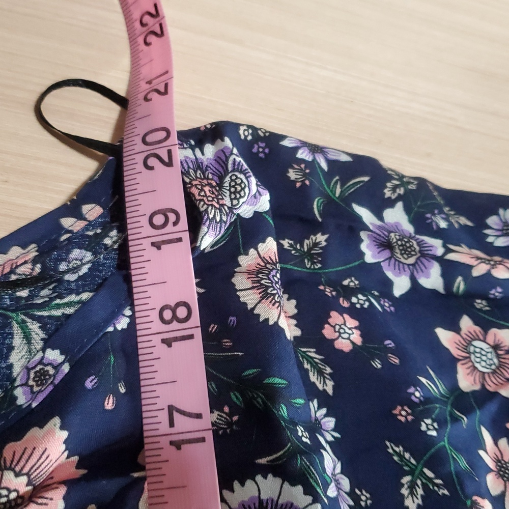 Umgee Navy Floral Patterned Dress - Picture 8 of 8